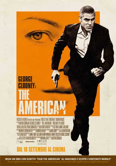 Il poster italiano del film The American