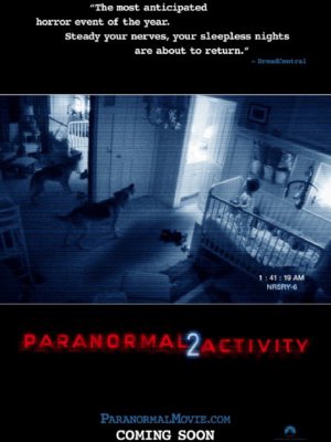 il poster internazionale di Paranormal Activity 2 il poster internazionale di Paranormal Activity 2