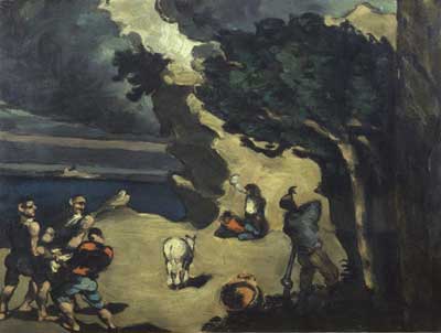 cezanne_i_ladri_e_l'asino Cezanne, I ladri e l'asino