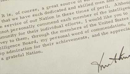Kennedy-McCone-Letter Lettera di Kennedy alla CIA