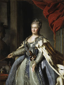 Catherine II by F. Rokotov after Roslin (c.1770, Hermitage) Catherine II by F. Rokotov after Roslin (c.1770, Hermitage)