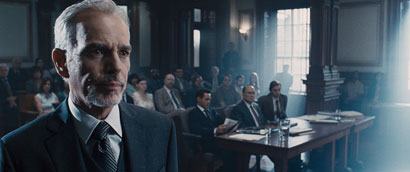 BILLY BOB THORNTON as Dwight Dickham, ROBERT DOWNEY JR. as Hank Palmer, ROBERT DUVALL as Joseph Palmer and DAX SHEPARD as C.P. Kennedy in Warner Bros. Pictures' and Village Roadshow Pictures' drama "THE JUDGE," a Warner Bros. Pictures release.-Photo:Courtesy of Warner Bros. Pictures