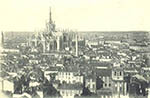 milano veduta Ottocento