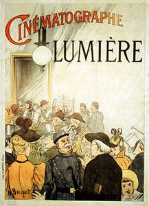 Cinematograph Lumière advertisement (1895)