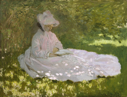 Claude Monet - Springtime (1872) The Walters Art Museum