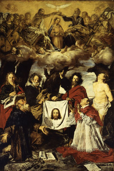 Giovanni Serodine: incoronazione della Vergine (1630), chiesa parrocchiale di Ascona