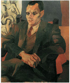 Ritratto di Alberto Moravia 1940