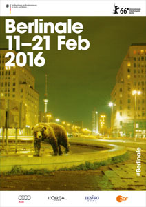 Berlinale 2016 official poster - Velvet Creative Office © Internationale Filmfestspiele Berlin