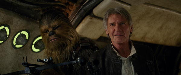 Harrison Ford nell'epica scena - Courtesy of Disney Italia