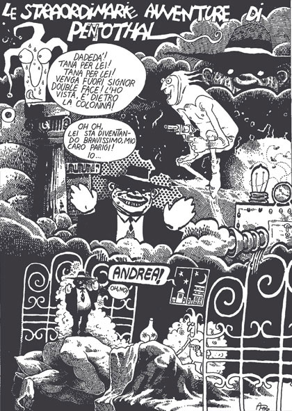 Andrea Pazienza, "Le straordinarie avventure di Pentothal” (1977)