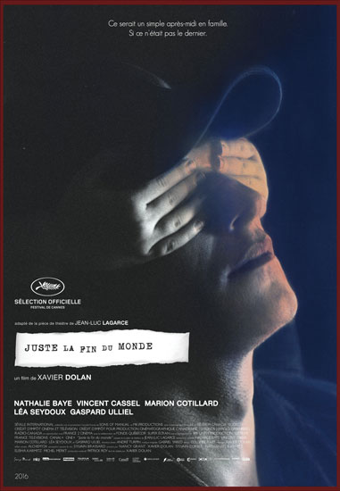 Il poster del film Juste la Fin du Monde