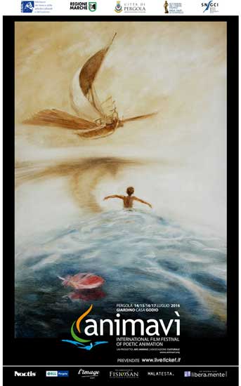 Il poster ufficiale del festival ANIMAVÌ Il poster ufficiale del festival ANIMAVÌ