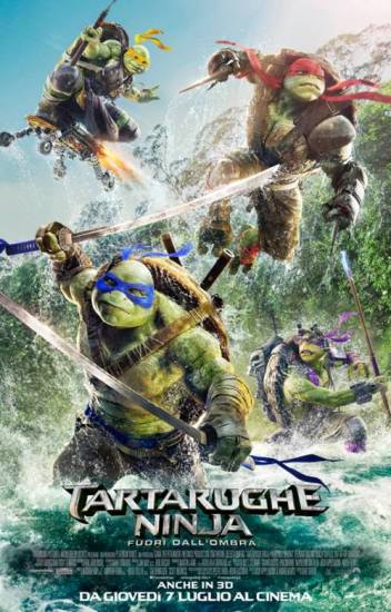 Il poster italiano di Tartarughe Ninja - Fuori dall'Ombra