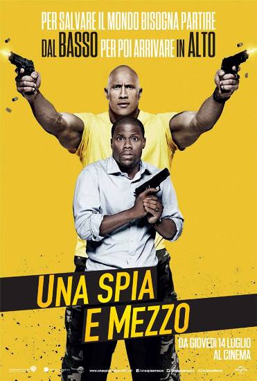 Il poster italiano di Una Spia e Mezzo