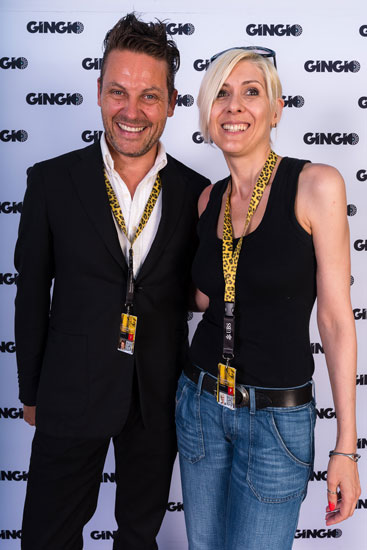 Diego Ricco e Vissia Menza al GINGIO event Locarno - Photo by Sergio Lombi