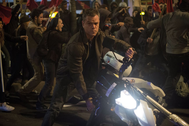 Matt Damon in una scena del film Jason Bourne © Universal Pictures Matt Damon in una scena del film Jason Bourne © Universal Pictures