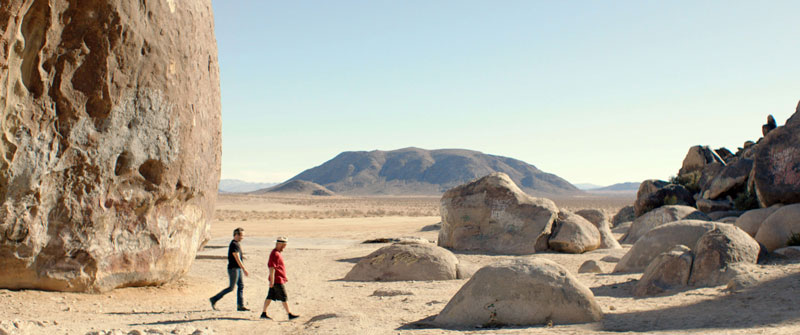 Screenwriters DV DeVincentis and Anthony Peckham in the Mojave desert - Photo: courtesy of Festival del film Locarno Un'immagine del film Where is Rocky II? - Photo: courtesy of Festival del film Locarno