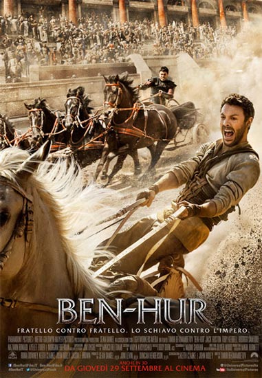 Il poster italiano del film Ben-Hur 3D