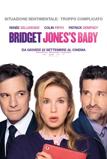 Il poster italiano del film Bridget Jones's Baby