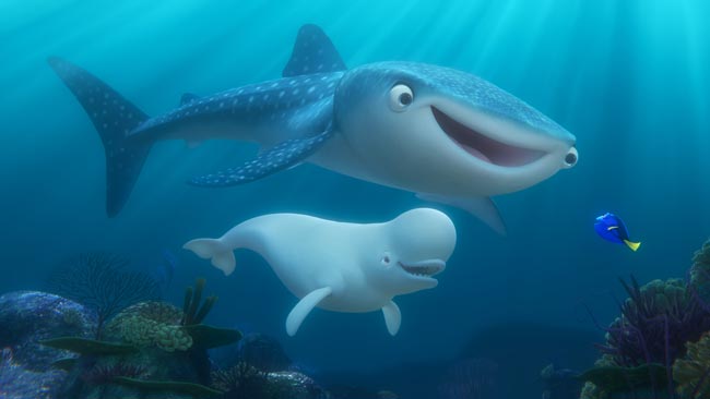 Desntiny, Bailey e Dory - Photo: courtesy of The Walt Disney Company Italia