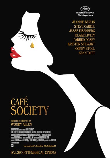 Il poster italiano di Café Society