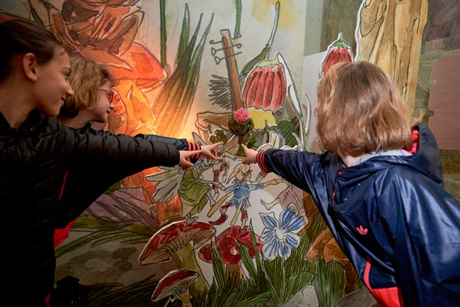 Foto allestimento “Fate, Elfi e Folletti. I segreti del Piccolo Popolo”, Villa Mirabello, Monza