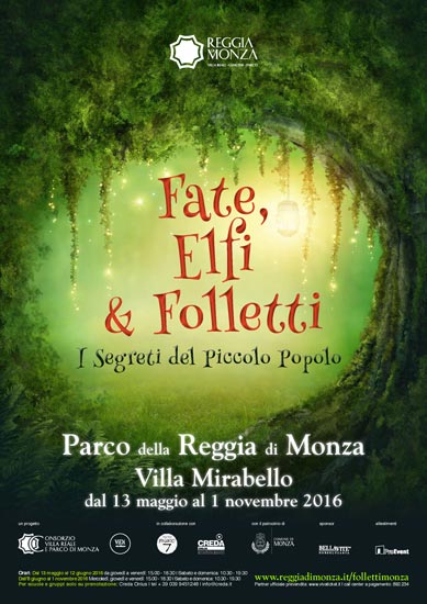Il poster della mostra “Fate, Elfi e Folletti. I segreti del Piccolo Popolo”