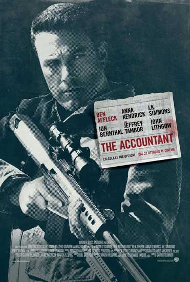Il poster italiano del film The Accountant
