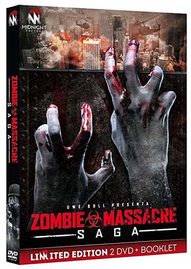 La cover del DVD di Zombie Massacre Saga