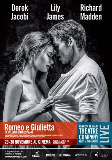 il poster del Romeo e Giulietta di Kenneth Branagh il poster del Romeo e Giulietta di Kenneth Branagh