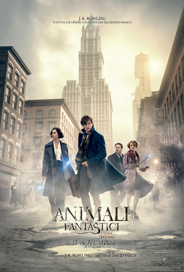 Il poster italiano del film Animali Fantastici e Dove Trovarli