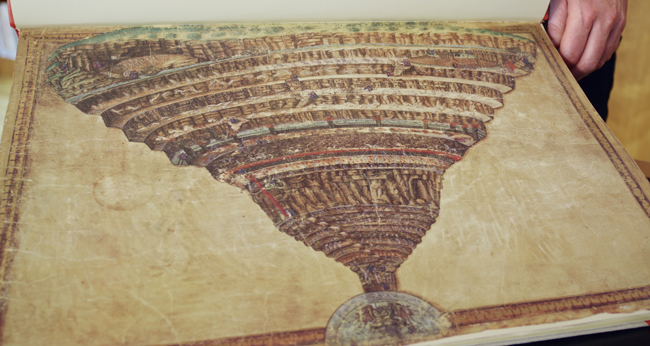 La mappa dell’Inferno di Sandro Botticelli - Photo: courtesy of Nexo Digital