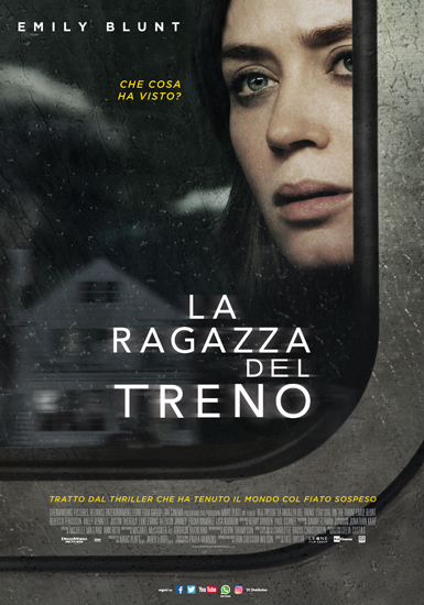 Il poster italiano del film La ragazza del treno