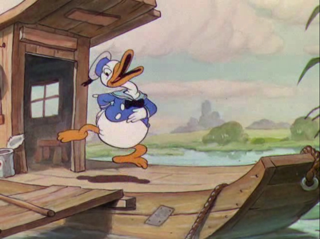 E' il 1934 quando Paperino compare per la prima volta nel cartone La gallinella saggia E' il 1934 quando Paperino compare per la prima volta nel cartone La gallinella saggia