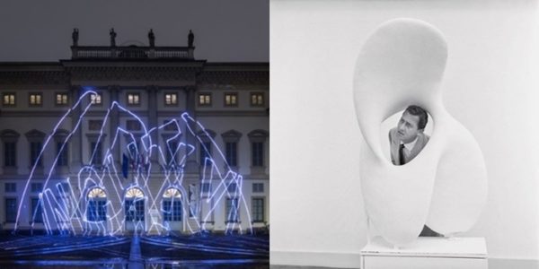Arte contemporanea in mostra a Milano Arthur Duff e una foto di Alberto Sordi