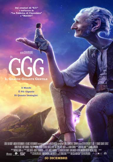 Il poster italiano del film Il GGG - Il Grande Gigante Gentile Il poster italiano del film Il GGG - Il Grande Gigante Gentile