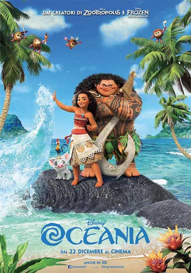 Il poster italiano del film Oceania