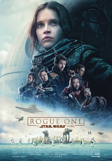 Il poster italiano del film Rogue One A Star Wars Story Il poster italiano del film Rogue One A Star Wars Story