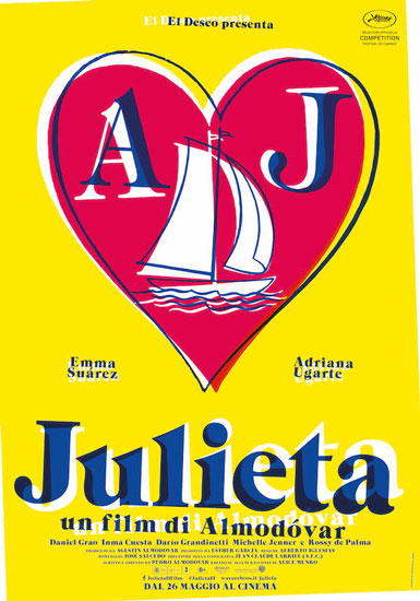 Il poster italiano del film Julieta