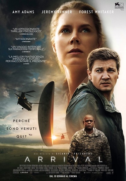 Il poster italiano di Arrival