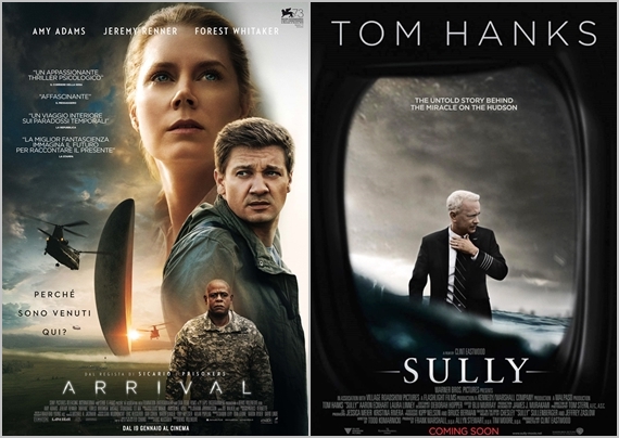 ARRIVAL e SULLY tra i film in lingua originale a Milano