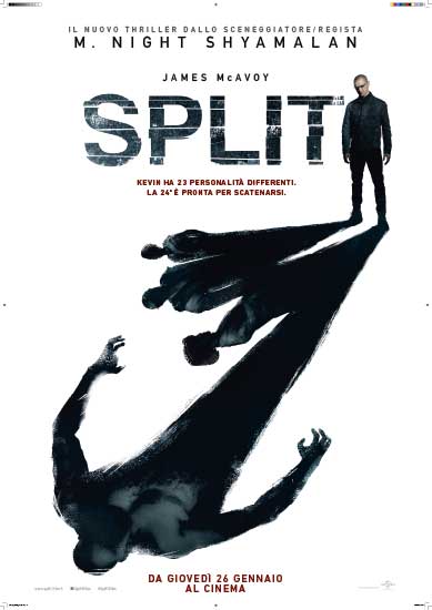 Il poster italiano del film SPLIT