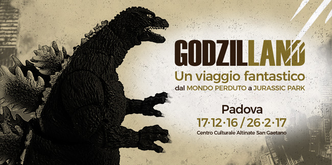 Il manifesto della mostra GODZIL-LAND