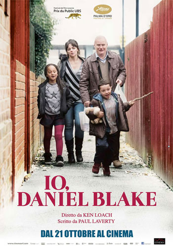 il poster italiano del film Io, Daniel Blake