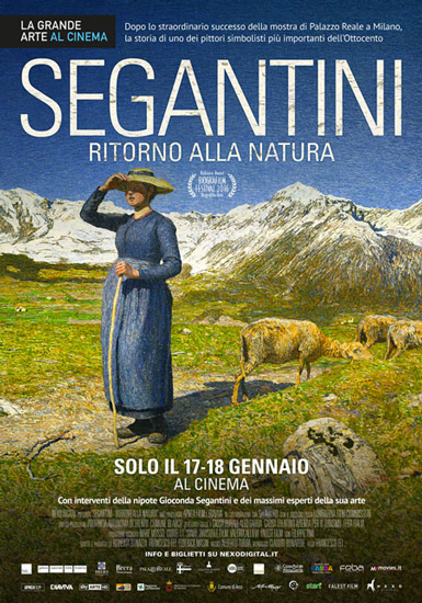 Il poster del film Segantini, ritorno alla Natura