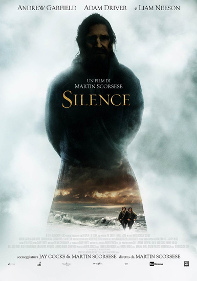 Il poster italiano del film Silence