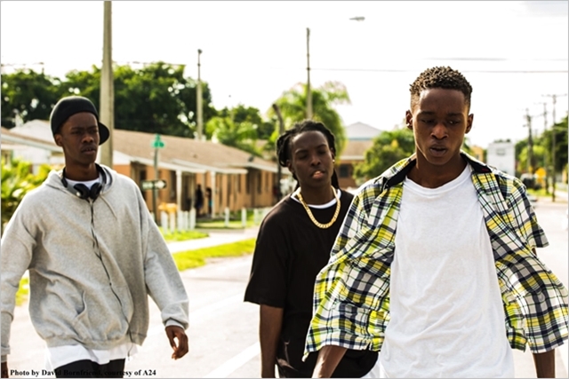 a destra: ASHTON SANDERS (Chiron a 16 anni)