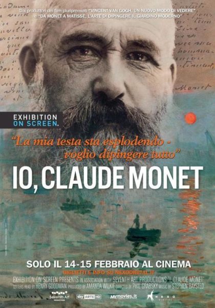 Il poster del film Io Claude Monet Il poster del film Io Claude Monet