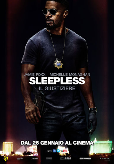 il poster italiano del film Sleepless - Il Giustiziere