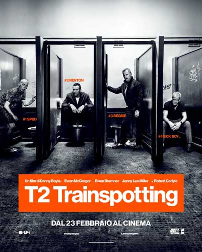 Il poster italiano del film T2 Trainspotting